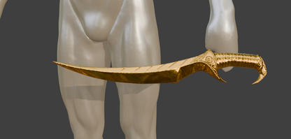 Mini Blade of Woe Non functional Durable Plastic Replica Cosplay Piece