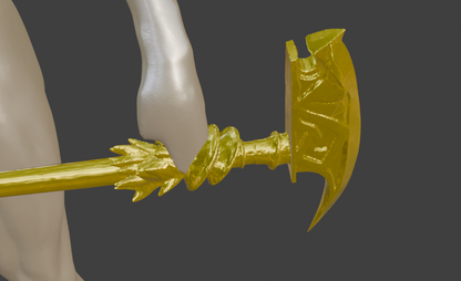 Mini Nordic Great Mace Non functional Durable Plastic Replica Cosplay Piece