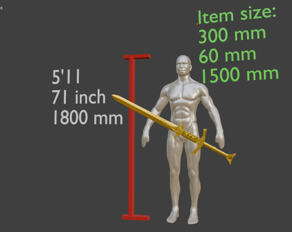 Mini Steel Great sword Non functional Durable Plastic Replica Cosplay Piece