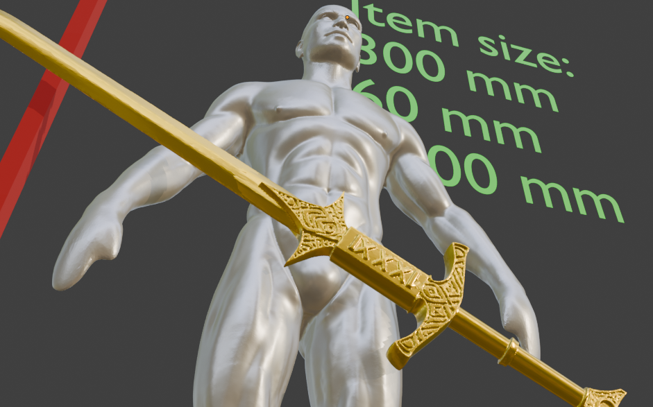 Mini Steel Great sword Non functional Durable Plastic Replica Cosplay Piece