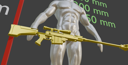 Mini REPLICA Anti Materiel Sniper Rifle From Realistic Size  | Fallout New Vegas