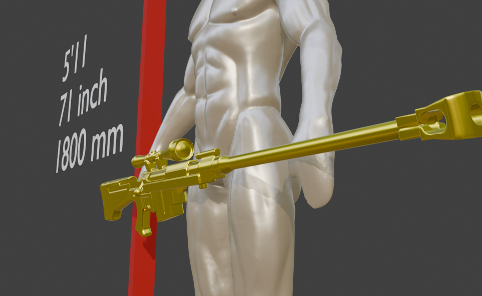 Mini REPLICA Anti Materiel Sniper Rifle From Realistic Size  | Fallout New Vegas