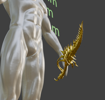 Mini Reduvia Non functional Durable Plastic Replica Cosplay Piece
