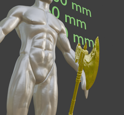 The Battle Axe Non functional Durable Plastic Replica Cosplay Piece