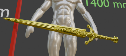 Mini Ordovis's Greatsword Non functional Durable Plastic Replica Cosplay Piece