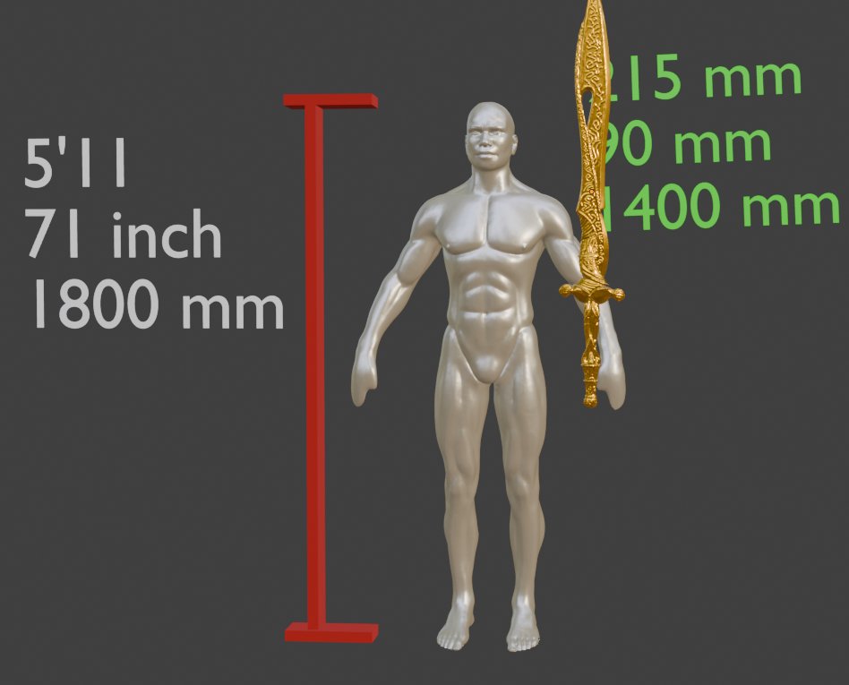 Mini Inseparable Sword Miniature Format