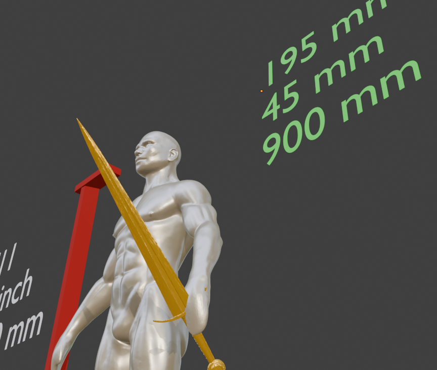 Mini Broad Sword Miniature Format