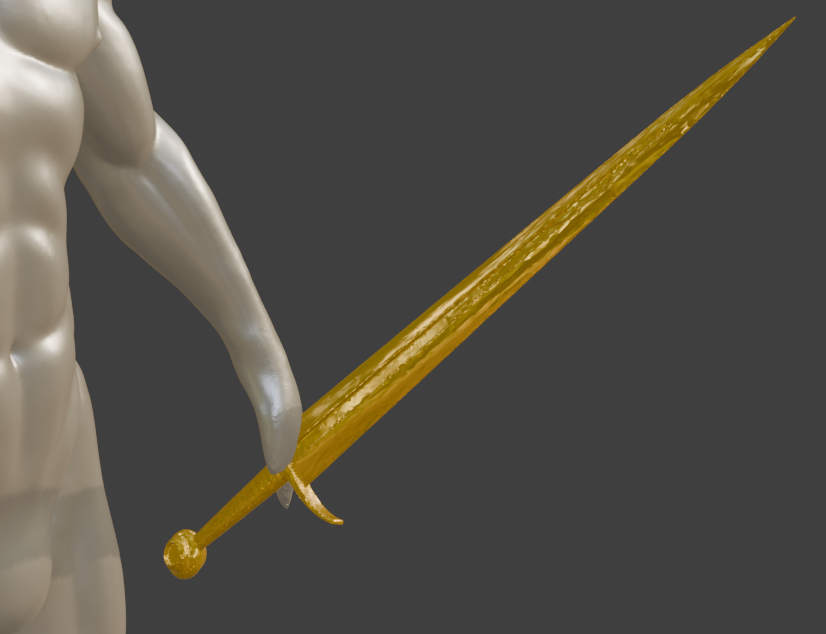 Mini Broad Sword Miniature Format