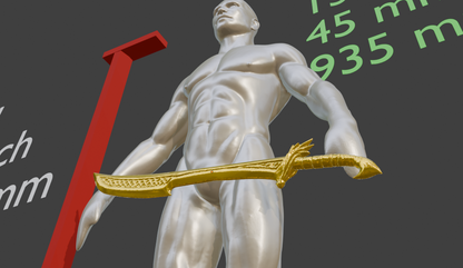 Mini Nordic Short Sword Miniature Format