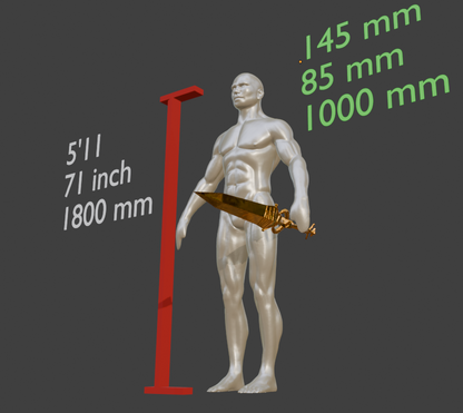 Mini Crystal Sword Miniature Format