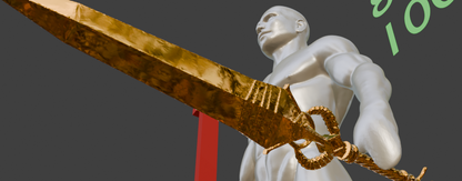 Mini Crystal Sword Miniature Format