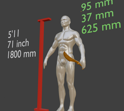 Mini Nordic Dagger Miniature Format