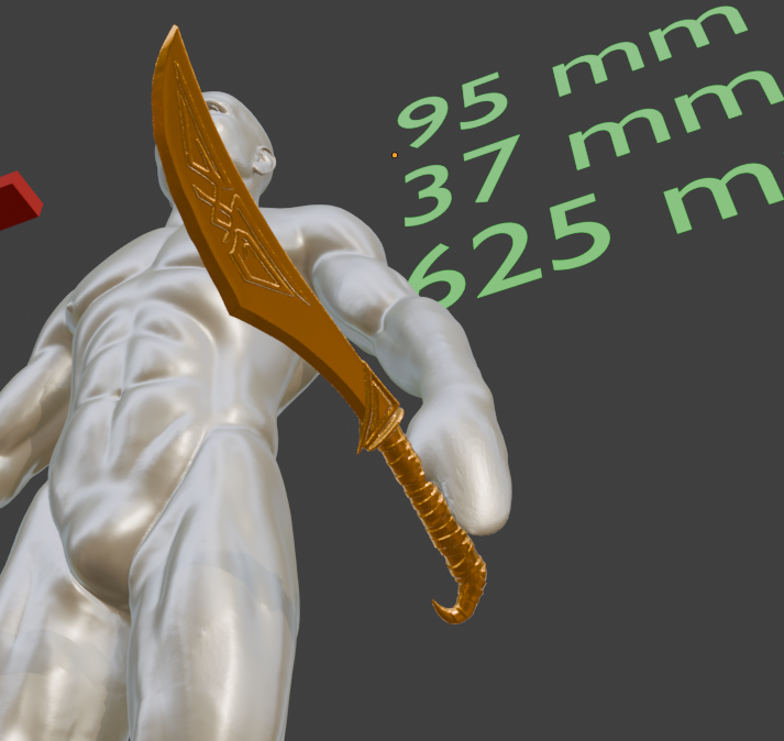 Mini Nordic Dagger Miniature Format