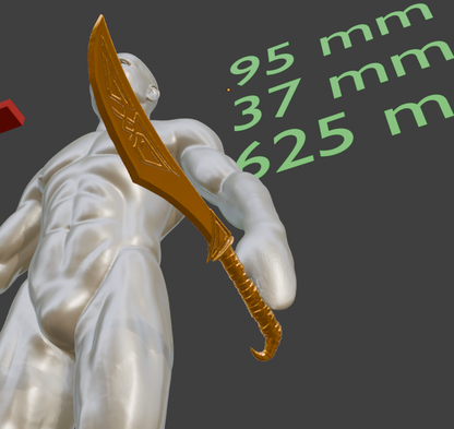 Mini Nordic Dagger Miniature Format