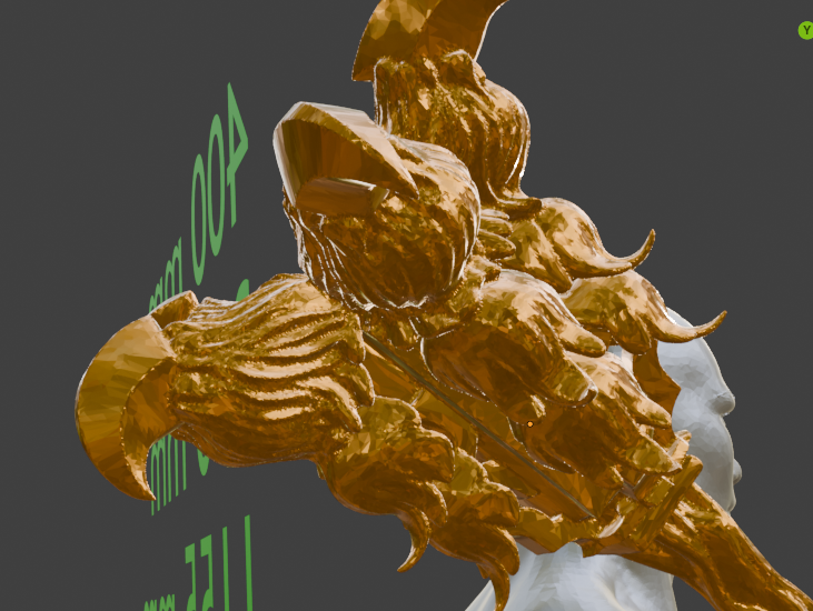 Mini Beastclaw great hammer Miniature Format