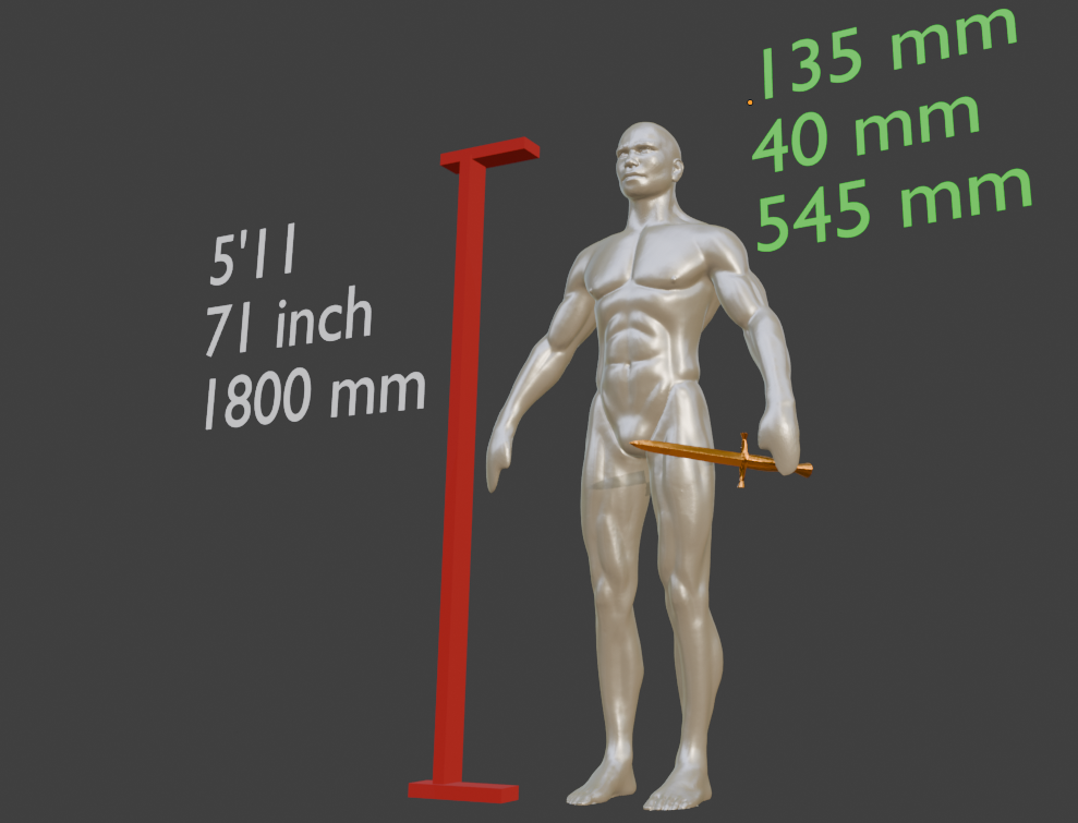 Mini The dagger Miniature Format