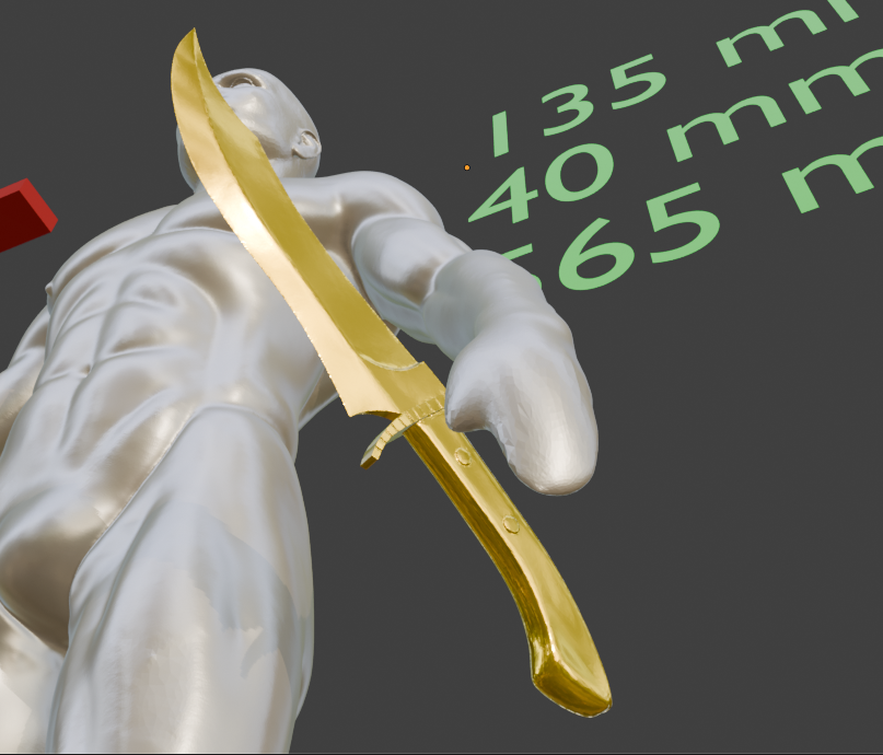 Mini Great Dagger Miniature Format