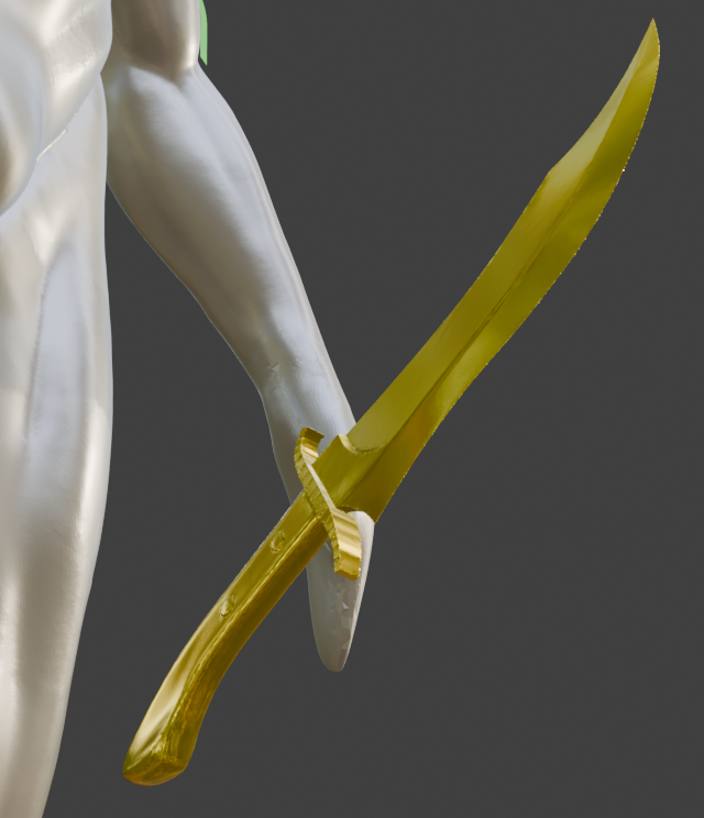 Mini Great Dagger Miniature Format