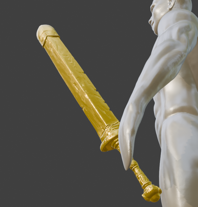 Mini Stone-Sheathed Sword Miniature Format