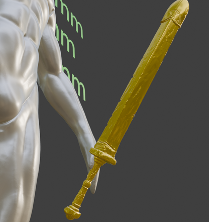 Mini Stone-Sheathed Sword Miniature Format