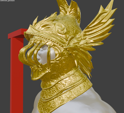 Mini Cleanrot Helm Cleanrot Knights Miniature Format