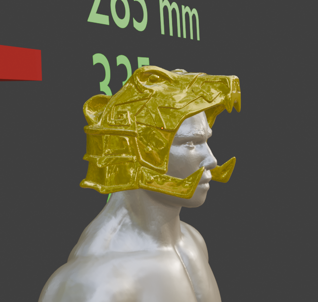 Mini Nordic Helmet Bear Nord Miniature Format