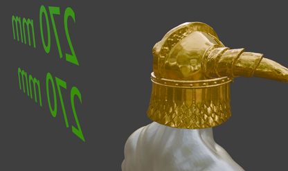 Mini Stalhrim Heavy Helmet Nord Miniature Format