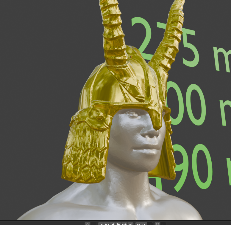 Mini Stalhrim Light Helmet Nord Miniature Format