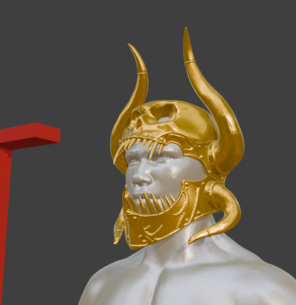 Mini Sarevok helmet Miniature Format
