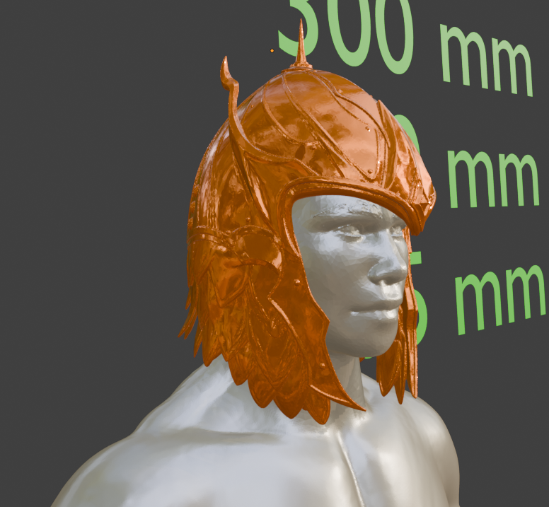 Mini Balduran Helmet Miniature Format