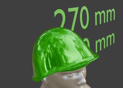 Mini SSh-68 Penisth Helmet Miniature Format