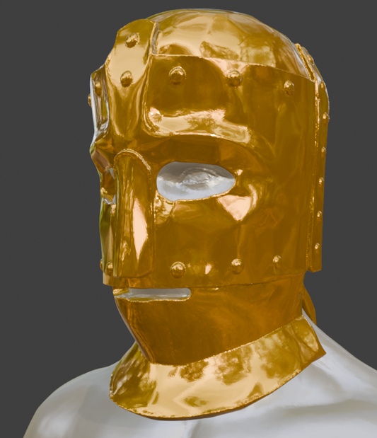 Prisoner's Cast iron helmet Cosplay Piece