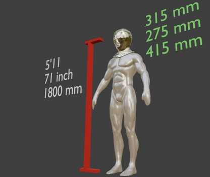 Mini Prisoner's helmet Miniature Format