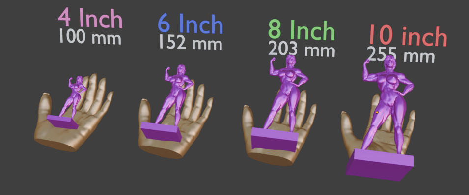 Golden Grace Female Statue | Muscular Woman Sculpture | Nude Female Figure | Athletic Woman Art | Gold Body Sculpture | 4 to 40 Inch Sizes