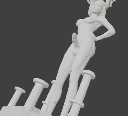 Transgender "Devil Spawn" Erotic Art Sculpture and figurine