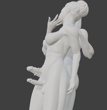 Transgender "Her Mistress" Erotic Art Sculpture and figurine