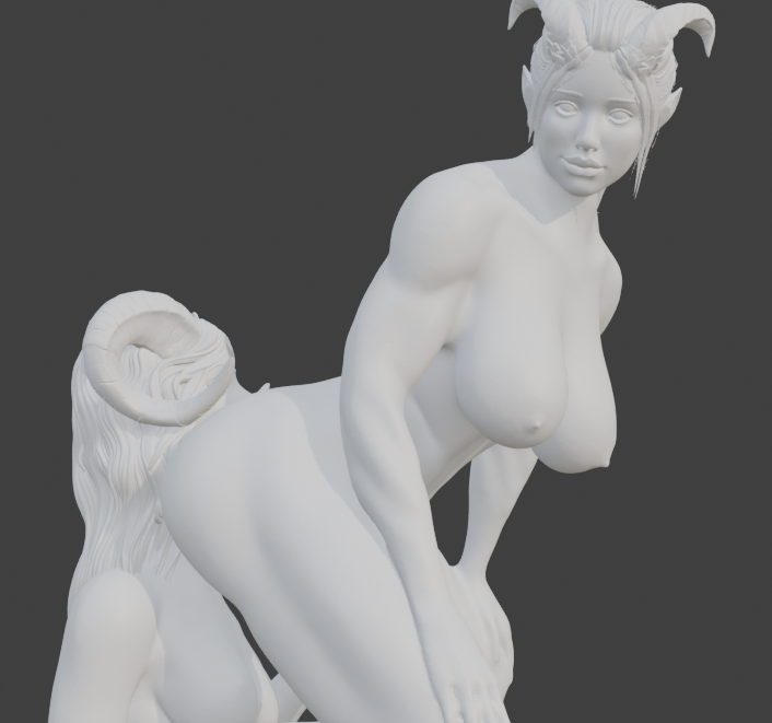 Transgender "Love from behind" Erotic Art Sculpture and figurine