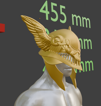 Malenia Helmet Replica Cosplay and dress up piece