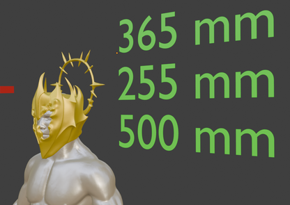 Grymforge Helm Replica Cosplay and dress up piece