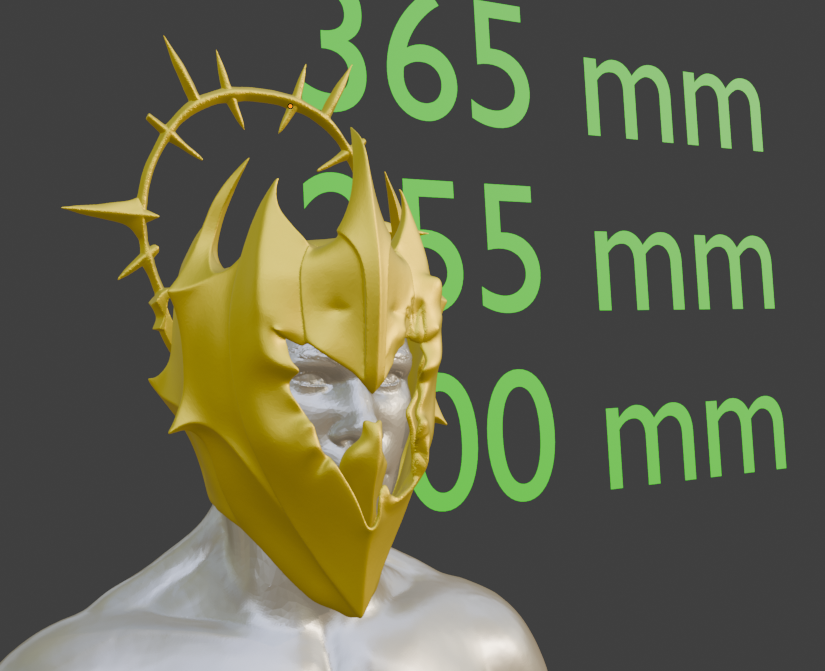 Grymforge Helm Replica Cosplay and dress up piece