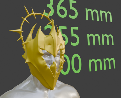 Mini Grymforge Helm Replica Miniature Format