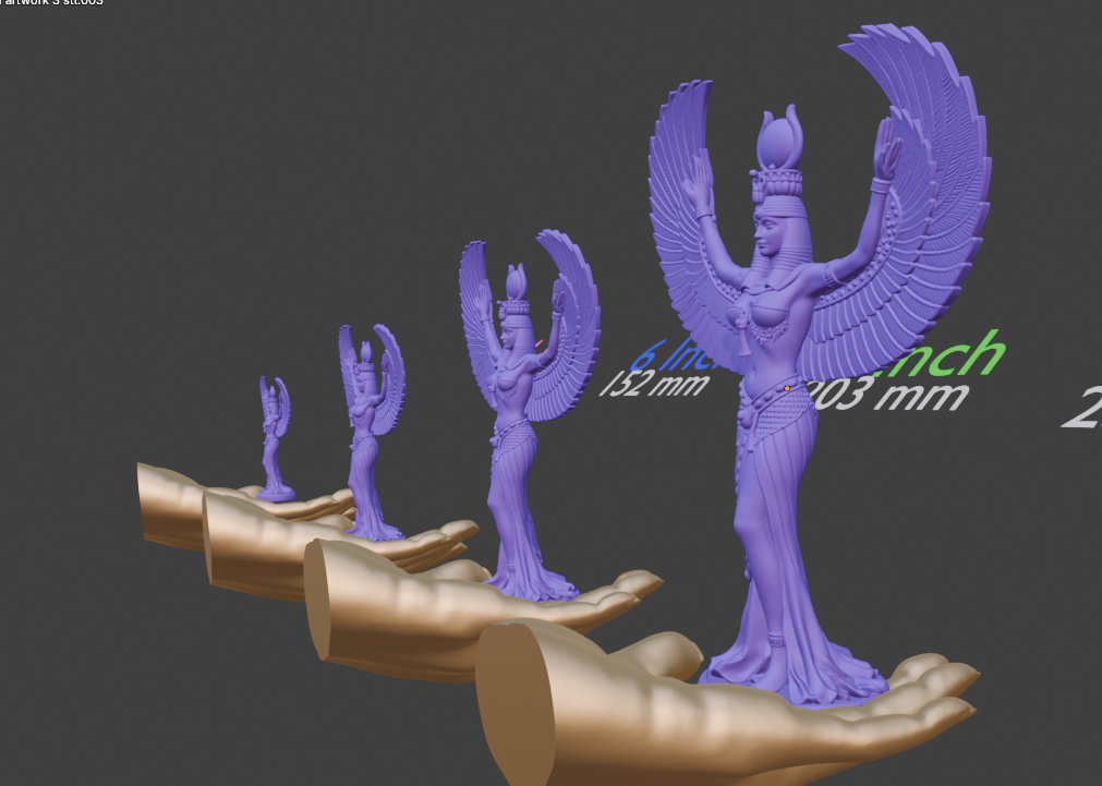 Ma'at Statue | Egyptian Goddess of Truth & Justice Sculpture | Ancient Egypt Deity Figurine | Feather of Ma'at | Egyptian Mythology Decor