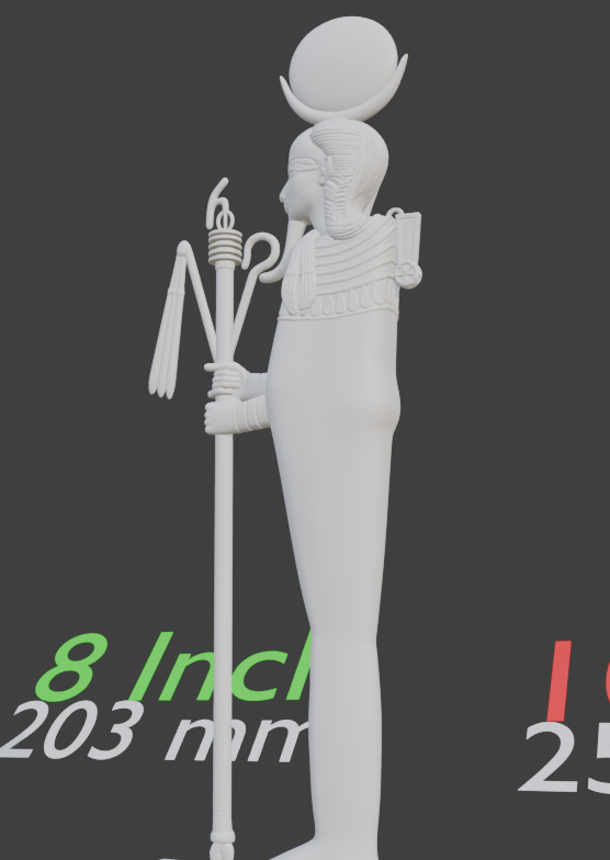 Khonsu Statue | Egyptian Moon God Sculpture | God of the Moon, Healing & Protection | Ancient Egypt Deity Figurine | Egyptian Mythology Decor