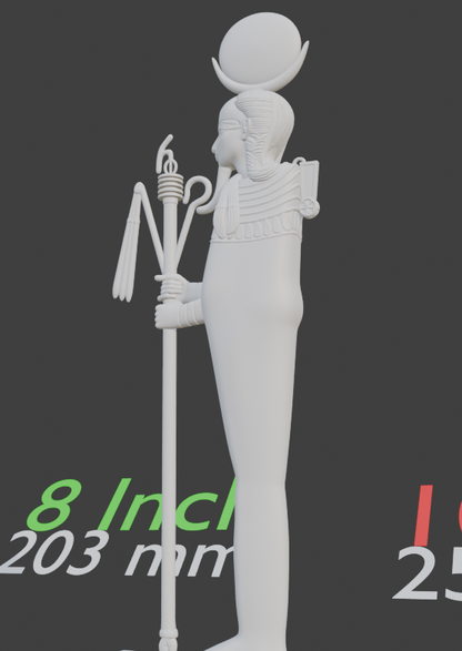 Khonsu Statue | Egyptian Moon God Sculpture | God of the Moon, Healing & Protection | Ancient Egypt Deity Figurine | Egyptian Mythology Decor
