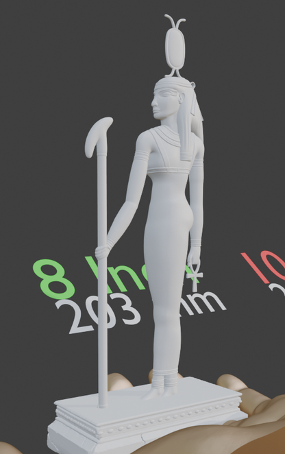Neith Statue | Egyptian Goddess of War & Creation Sculpture | Ancient Egypt Goddess of Wisdom, Hunting & Protection | Egyptian Mythology Decor