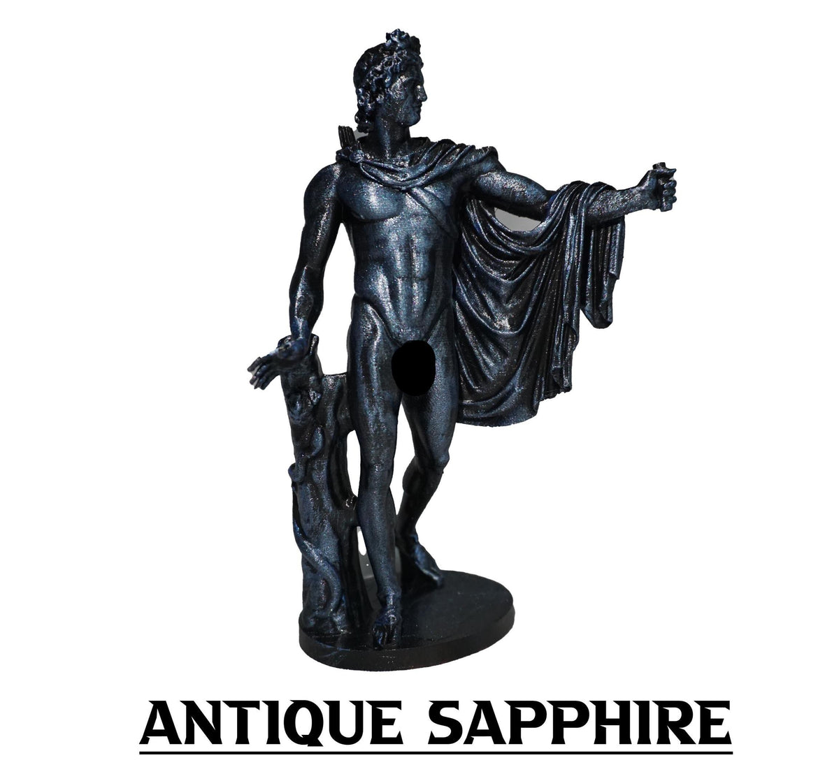 Apollo’s Divine Proclamation Mythological  Antique Statue