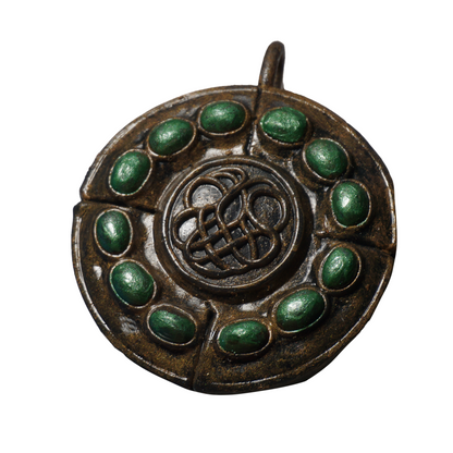 Viridian amber Talisman 2 Jewelry piece