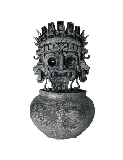 Aztec Tlaloc Rain God tabletop water Fountain