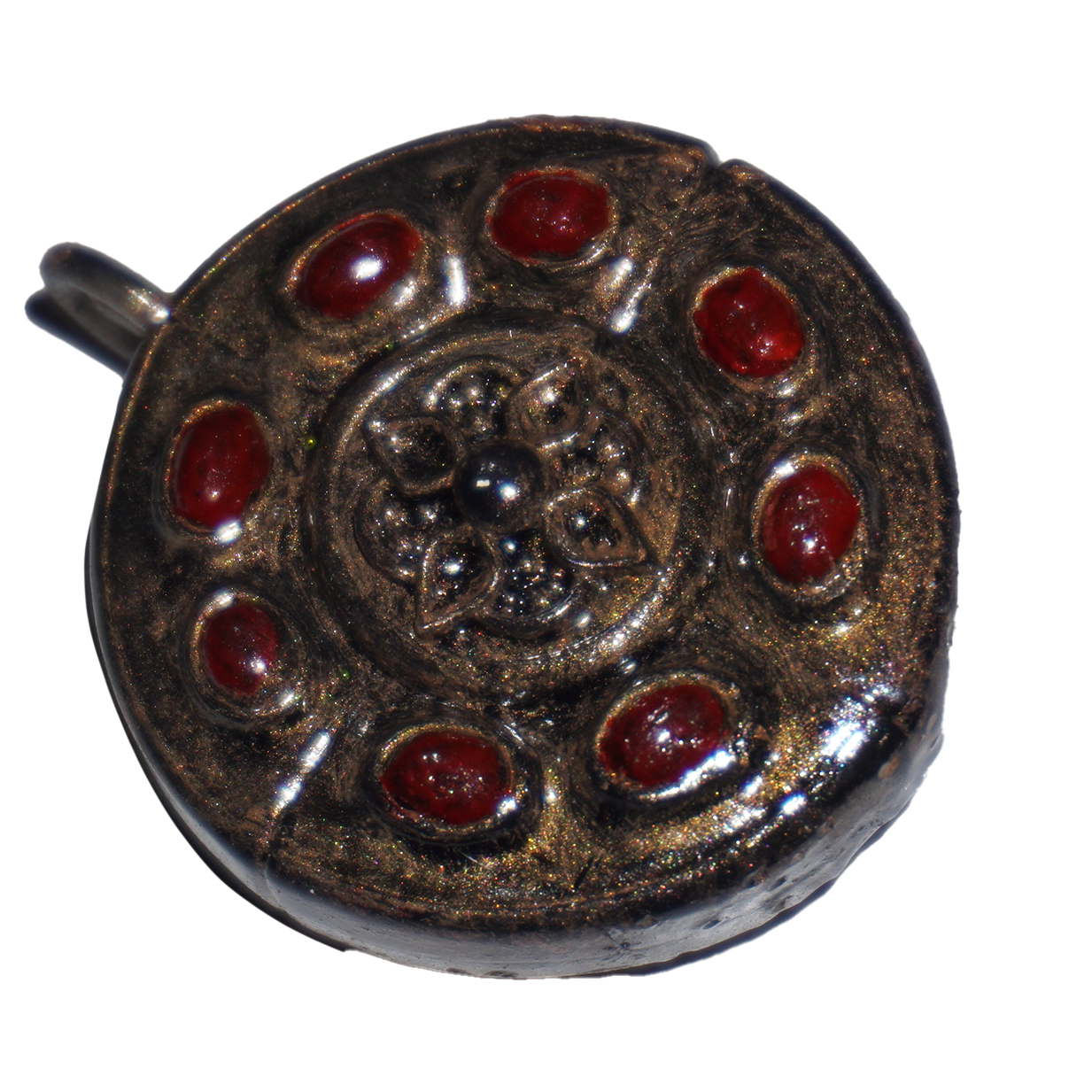 Crimson Amber Talisman 1 Jewelry
