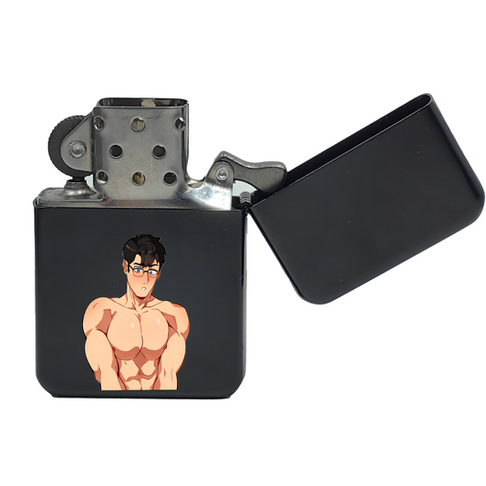 Handsome Anime Yaoi Lighter Hard Durable Resin Relief Print